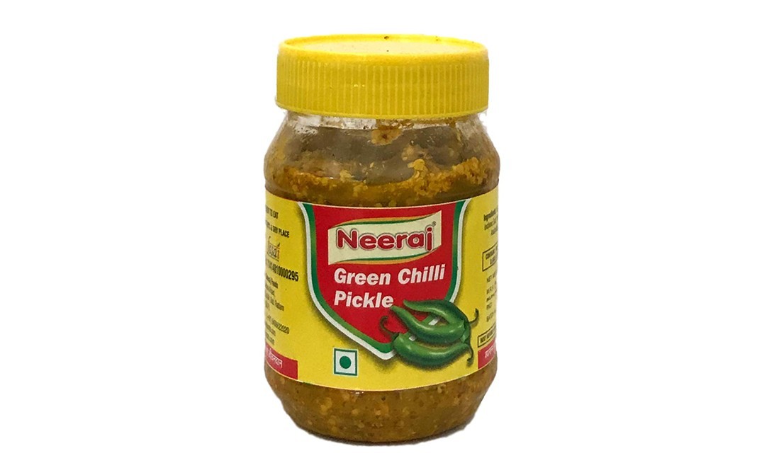 Neeraj Green Chilli Pickle    Plastic Jar  500 grams